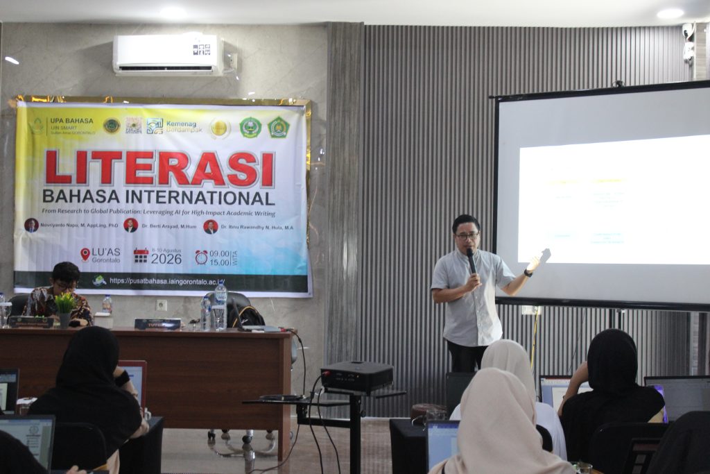Dari Skripsi dan Tesis ke Jurnal Global: UPA Bahasa UIN Sultan Amai Gorontalo Latih Mahasiswa Manfaatkan AI untuk Publikasi Ilmiah
